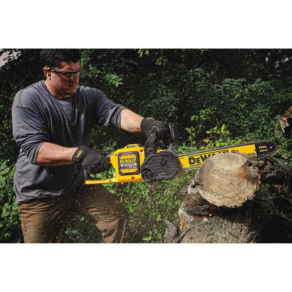 Coupon π₯° DEWALT 60V MAX 16in. Brushless Cordless Battery Powered Chainsaw Kit with (1) FLEXVOLT 2Ah Battery & Charger π - Image 12
