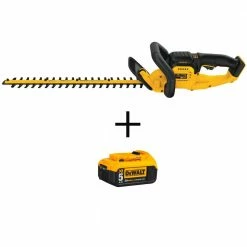 Promo 𧨠DEWALT 20V MAX Cordless Battery Powered Hedge Trimmer with (1) 5Ah Battery π€©