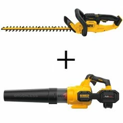 Best deal π DEWALT 20V MAX Cordless Battery Powered Hedge Trimmer & 60V Cordless Leaf Blower (Tools Only) π