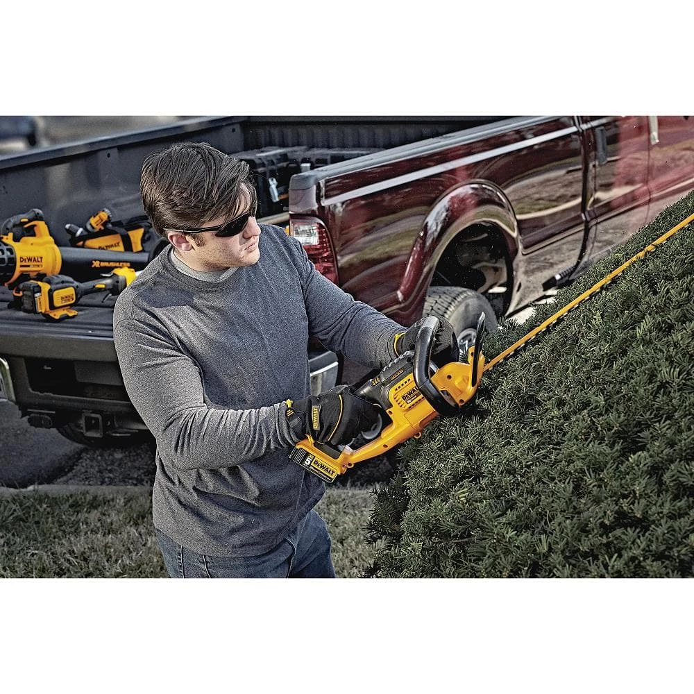 Buy π DEWALT 20V MAX 22 in. Lithium-Ion Cordless Hedge Trimmer with 20V MAX Compact Lithium-Ion 4Ah Battery and 12V to 20V Charger π - Image 10