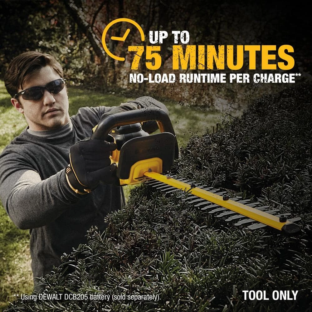 Buy π DEWALT 20V MAX 22 in. Lithium-Ion Cordless Hedge Trimmer with 20V MAX Compact Lithium-Ion 4Ah Battery and 12V to 20V Charger π - Image 16