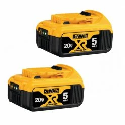 Outlet π₯ DEWALT 20-Volt MAX XR Premium Lithium-Ion 5.0Ah Battery Pack (2-Pack) β