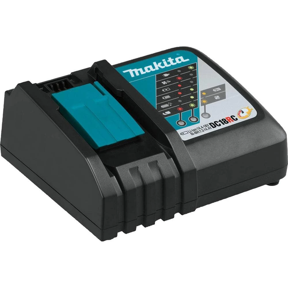 Flash Sale βοΈ Makita 18-Volt LXT Battery and Rapid Optimum Charger Starter Pack (5.0Ah) with bonus 18V LXT Brushless Compact Router π - Image 7