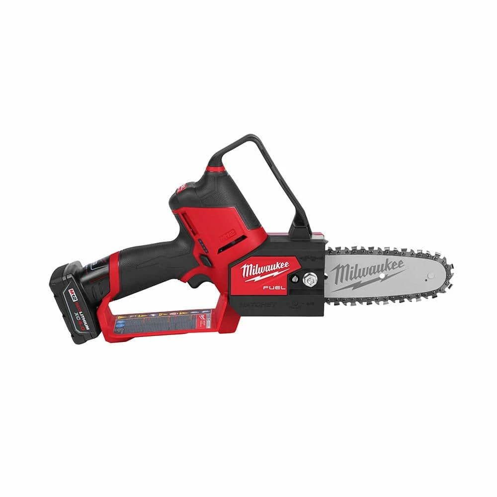 Best reviews of ⌛ Milwaukee M12 FUEL 12-Volt Lithium-Ion Brushless Cordless 6 in. HATCHET Chainsaw Kit w/4.0 Ah Battery, Charger & Replacement Chain ✔️ - Image 2