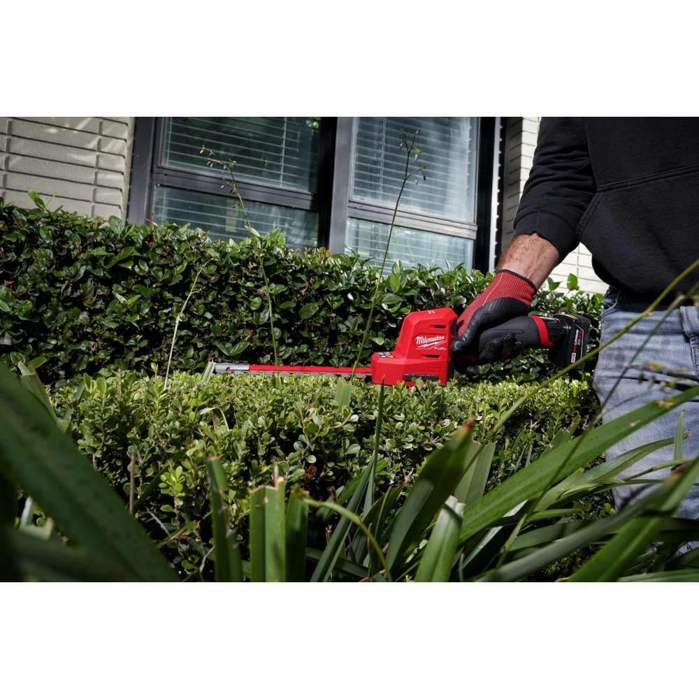 Discount π€© Milwaukee M12 FUEL 8 in. 12V Lithium-Ion Brushless Cordless Hedge Trimmer Kit with M18 FUEL 24 in. Hedge Trimmer (2-Tool) π - Image 9