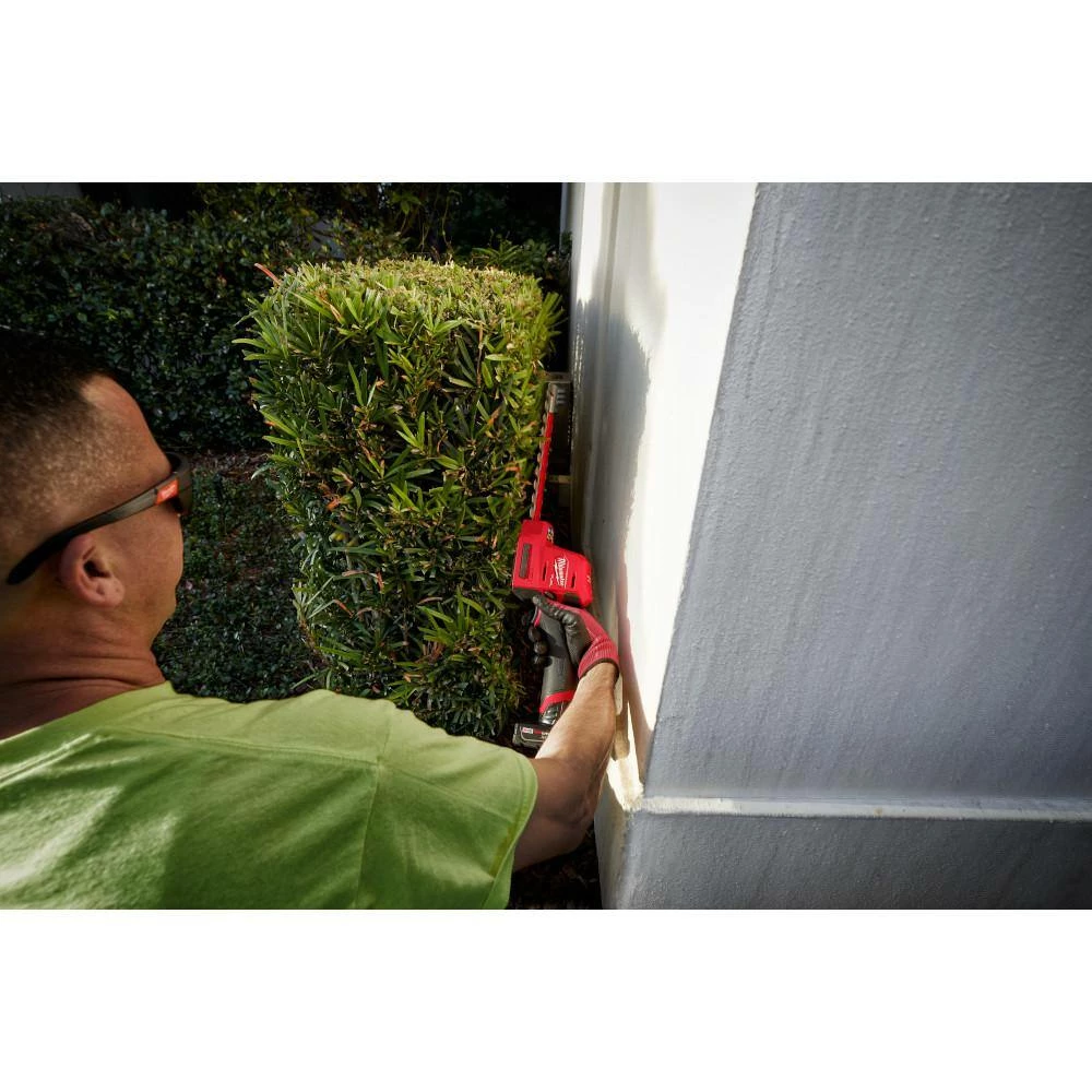 Discount π€© Milwaukee M12 FUEL 8 in. 12V Lithium-Ion Brushless Cordless Hedge Trimmer Kit with M18 FUEL 24 in. Hedge Trimmer (2-Tool) π - Image 8