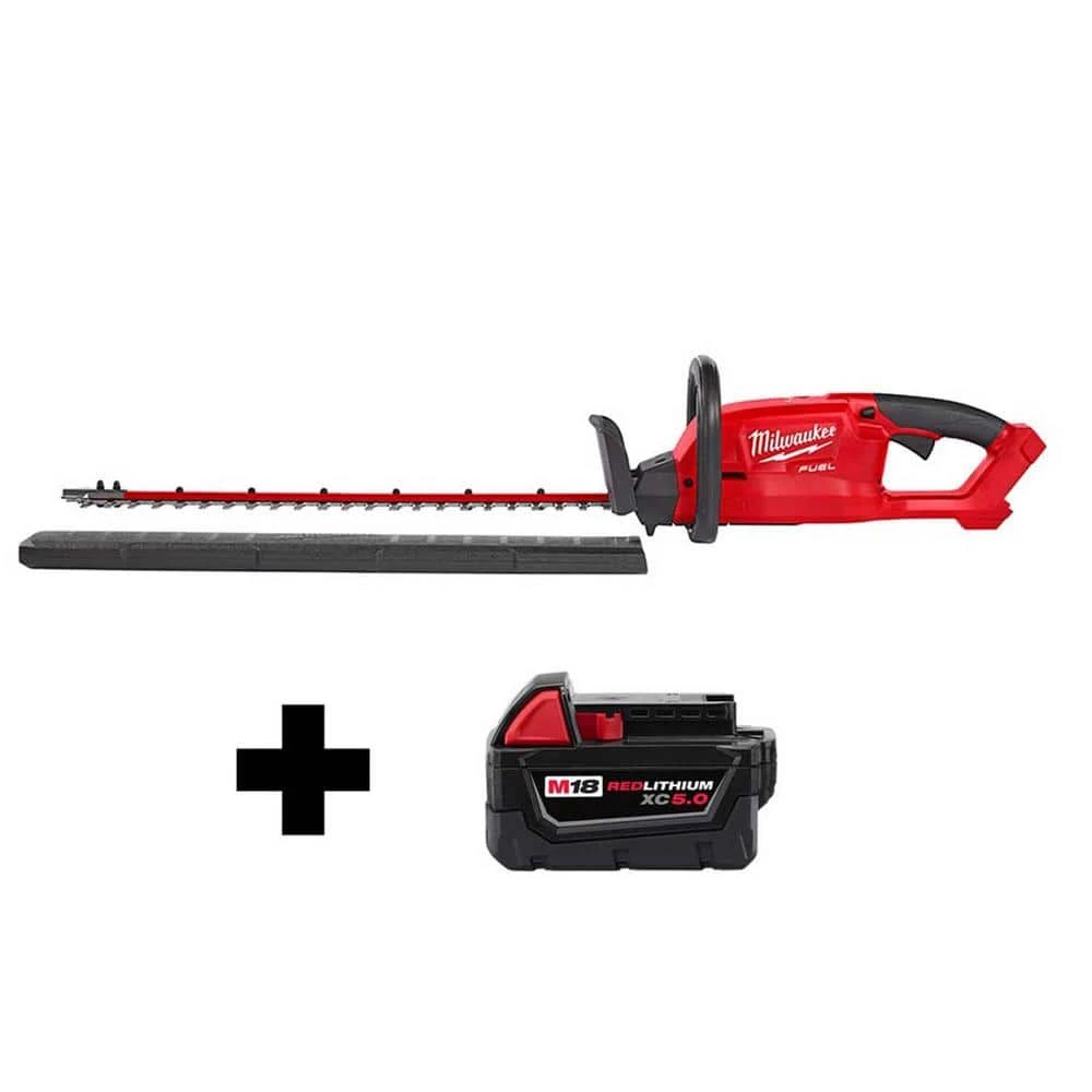 Best Pirce π Milwaukee M18 FUEL 18V Lithium-Ion Brushless Cordless Hedge Trimmer W/ M18 5.0Ah Battery π