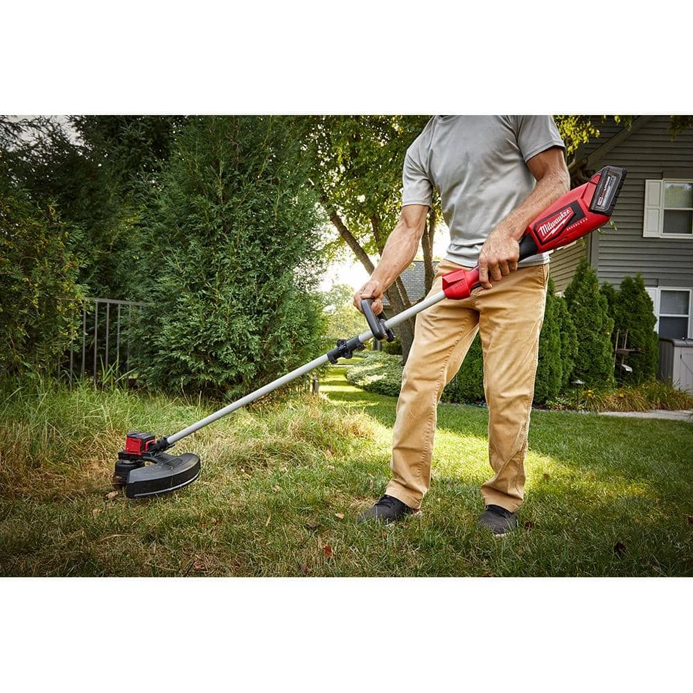 Flash Sale π Milwaukee M18 FUEL 120 MPH 450 CFM 18V Brushless Cordless Handheld Blower w/Two 5Ah Batteries, Charger, String Trimmer 𧨠- Image 12