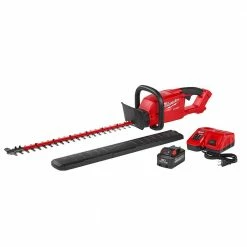 Best deal 🛒 Milwaukee M18 FUEL 24 in. 18-Volt Lithium-Ion Brushless Cordless Hedge Trimmer Kit with 8.0 Ah Battery and Rapid Charger ⭐