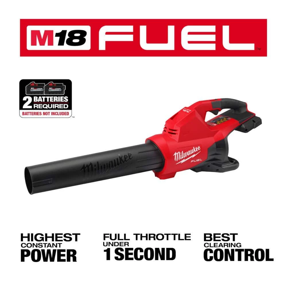 Top 10 π€© Milwaukee M18 FUEL Dual Battery 145 MPH 600 CFM 18V Lithium-Ion Brushless Cordless Handheld Blower with M18 FUEL Hedge Trimmer β - Image 4
