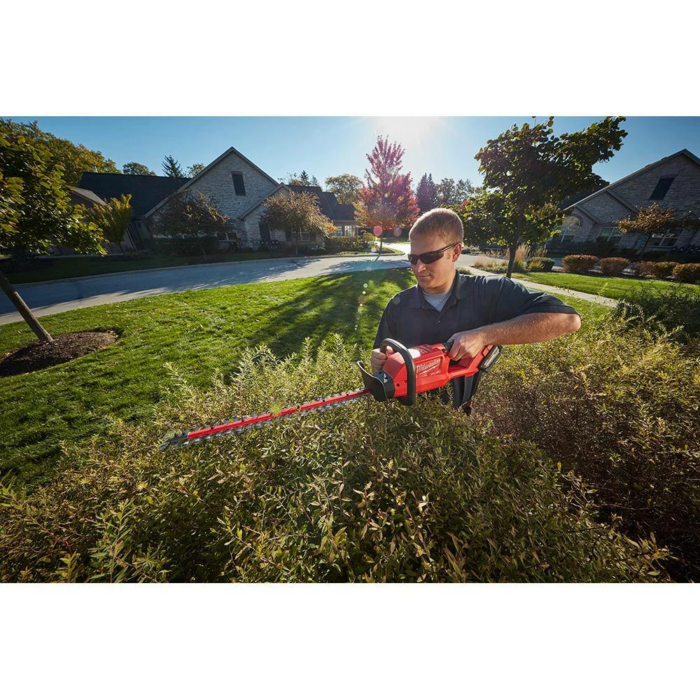 Outlet π Milwaukee M18 FUEL 18V Lithium-Ion Brushless Cordless QUIK-LOK String Trimmer 8.0Ah Kit with M18 FUEL 24 in. Hedge Trimmer(2-Tool) π― - Image 12