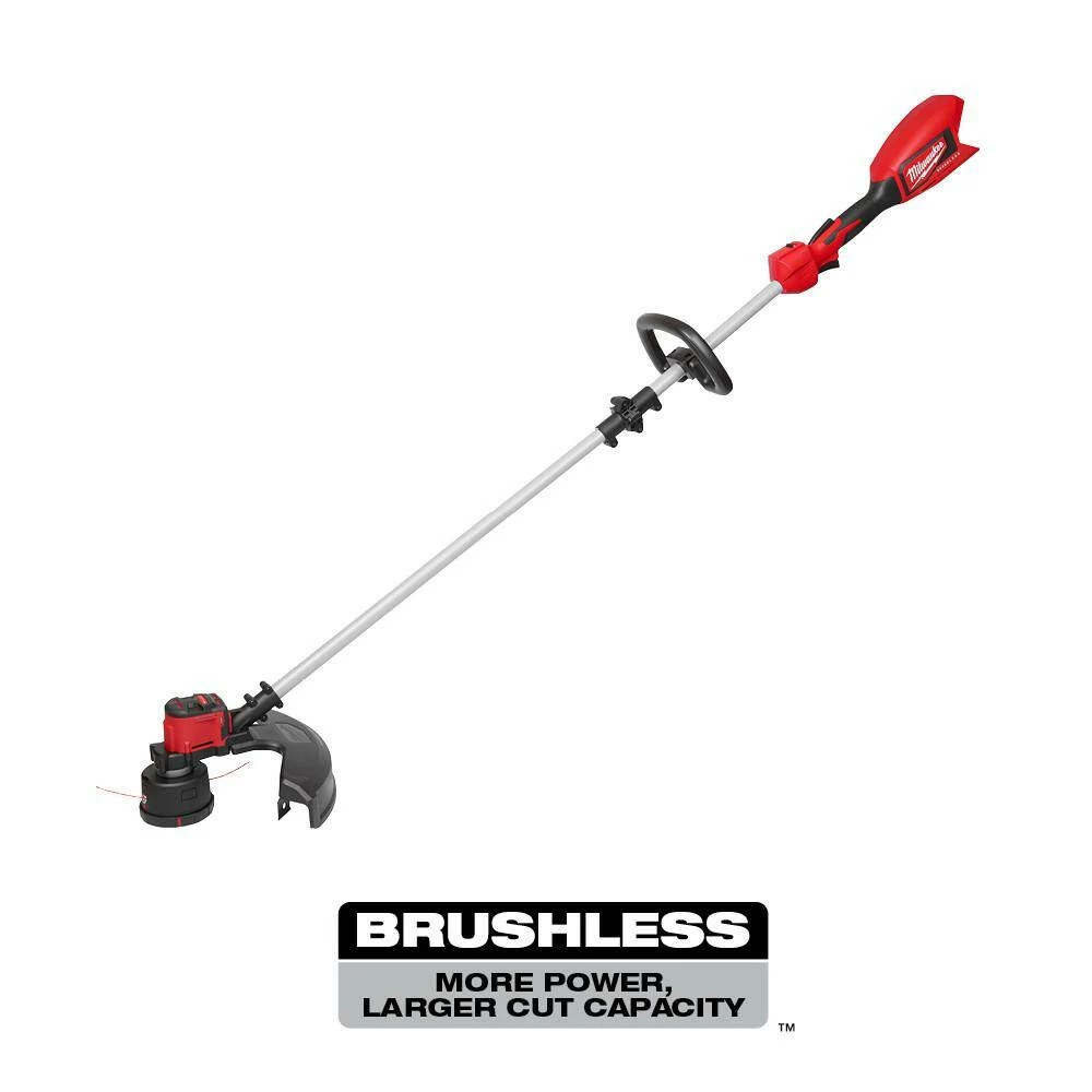 Flash Sale β¨ Milwaukee M18 18V Lithium-Ion Brushless Cordless String Trimmer with M18 FUEL 18V Lithium-Ion Hedge Trimmer (2-Tool) π - Image 4