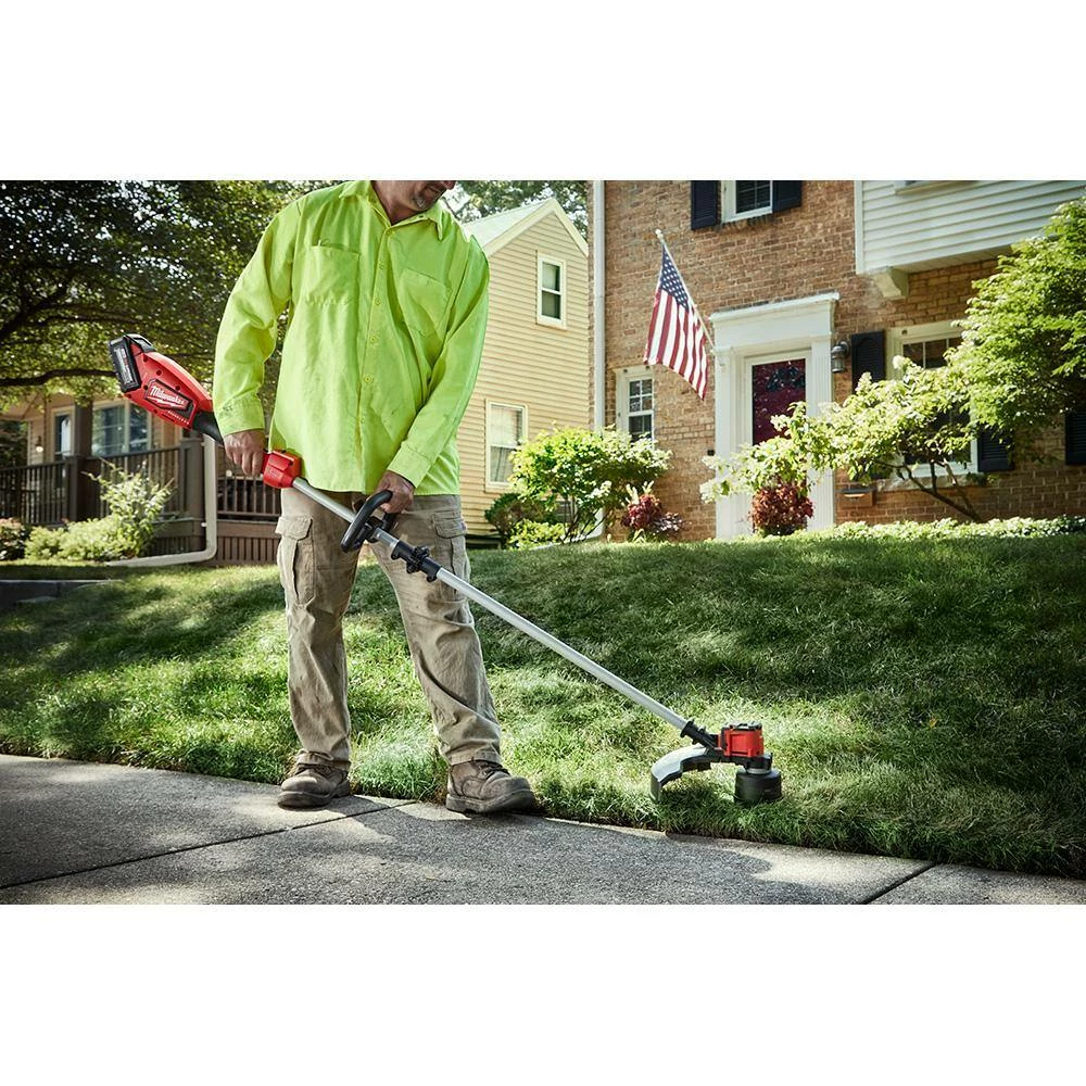 Flash Sale β¨ Milwaukee M18 18V Lithium-Ion Brushless Cordless String Trimmer with M18 FUEL 18V Lithium-Ion Hedge Trimmer (2-Tool) π - Image 9