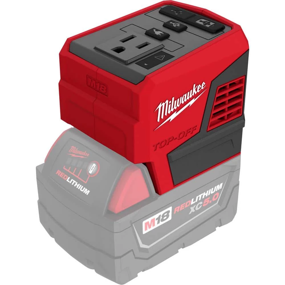 Budget โญ Milwaukee M18 18-Volt Lithium-Ion 175-Watt Powered Compact Inverter for M18 Batteries (Tool-Only) ๐ฅ