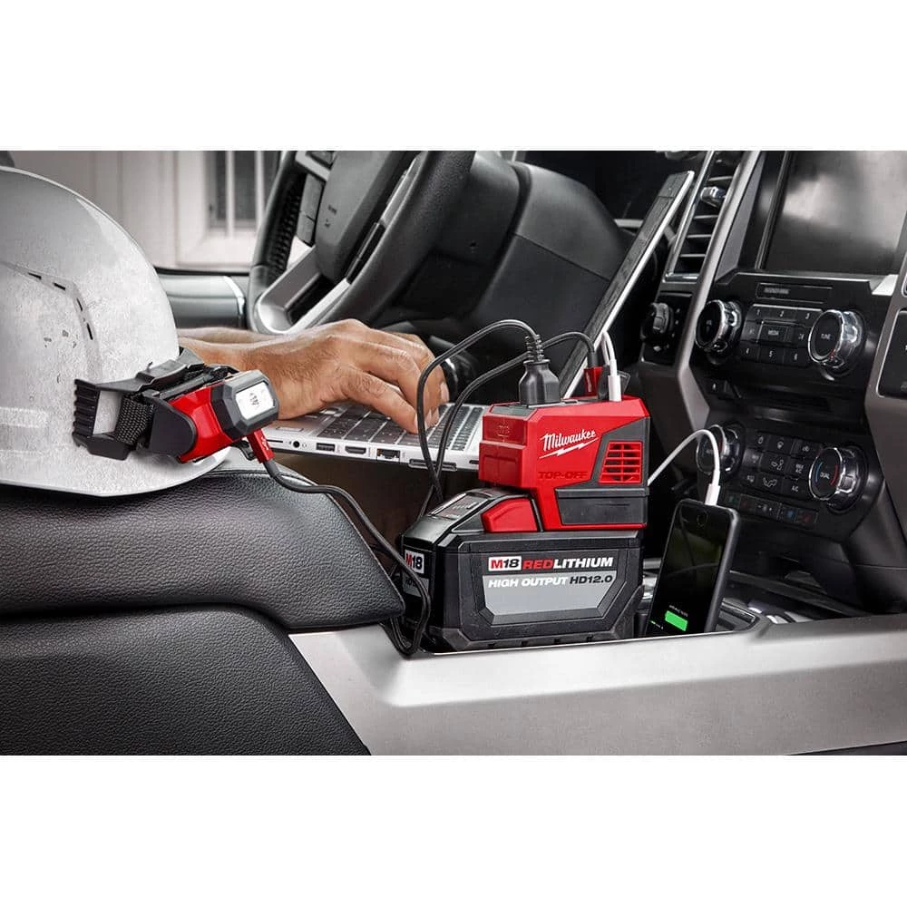 Budget โญ Milwaukee M18 18-Volt Lithium-Ion 175-Watt Powered Compact Inverter for M18 Batteries (Tool-Only) ๐ฅ - Image 8