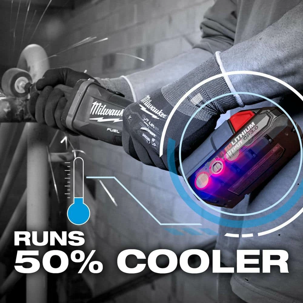 New ✨ Milwaukee M18 18V Lithium-Ion HIGH OUTPUT CP 3.0Ah Battery Pack (2-Pack) 😉 - Image 8