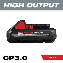 New β¨ Milwaukee M18 18V Lithium-Ion HIGH OUTPUT CP 3.0Ah Battery Pack (2-Pack) π