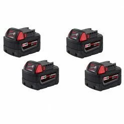 Best reviews of π Milwaukee M18 18-Volt Lithium-Ion XC Extended Capacity Battery Pack 5.0Ah (4-Pack) π§¨