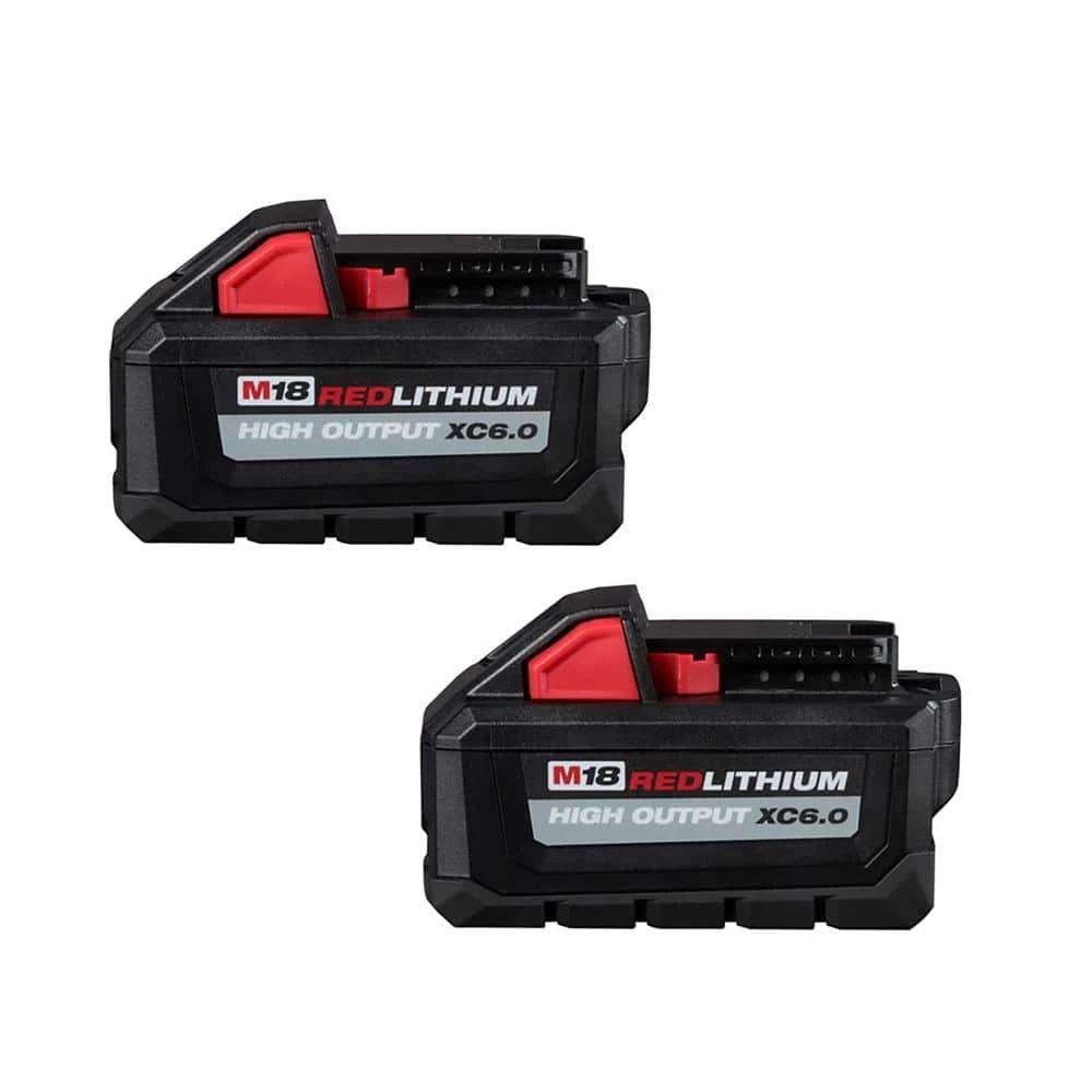 Top 10 𧨠Milwaukee M18 18-Volt Lithium-Ion High Output 6.0Ah and 3.0Ah Battery Pack (4-Pack) π - Image 9