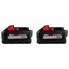 Promo 🔔 Milwaukee M18 18-Volt Lithium-Ion High Output XC 8.0 Ah Battery (2-Pack) 🎉