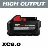 Promo 🤩 Milwaukee M18 18-Volt Lithium-Ion HIGH OUTPUT XC 8.0 Ah Battery 🤩