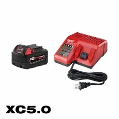 Cheapest π₯° Milwaukee M18 18-Volt Lithium-Ion XC Starter Kit with One 5.0Ah Battery and Charger π