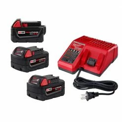 Coupon π Milwaukee M18 18-Volt Lithium-Ion XC Starter Kit w/Two 5.0Ah Batteries, Charger and 5.0ah Battery β¨