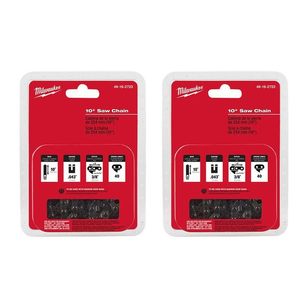 Discount β¨ Milwaukee M18 FUEL 18-Volt Brushless Cordless Electric String Trimmer/Blower Combo Kit w/Pole Saw & Two 10 in. Saw Chains (3-Tool) β¨ - Image 5