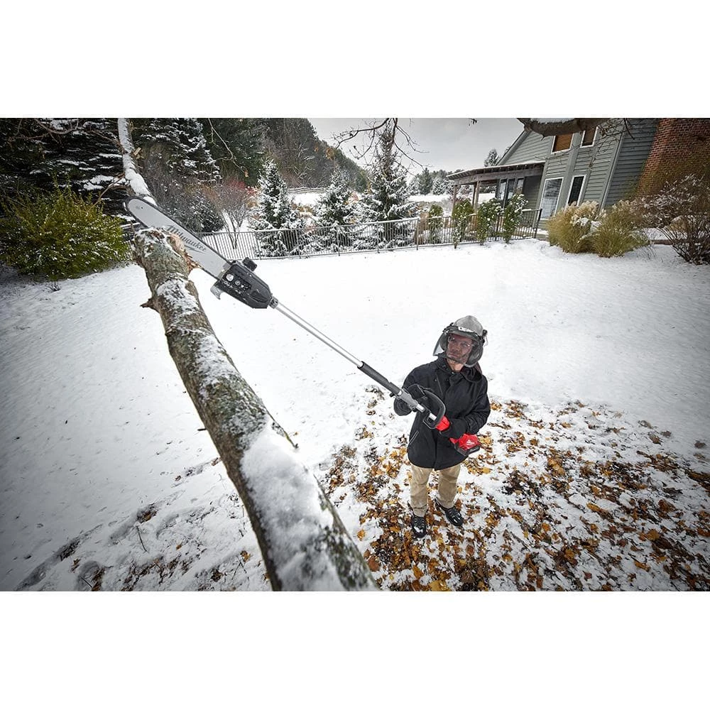 Discount β¨ Milwaukee M18 FUEL 18-Volt Brushless Cordless Electric String Trimmer/Blower Combo Kit w/Pole Saw & Two 10 in. Saw Chains (3-Tool) β¨ - Image 11