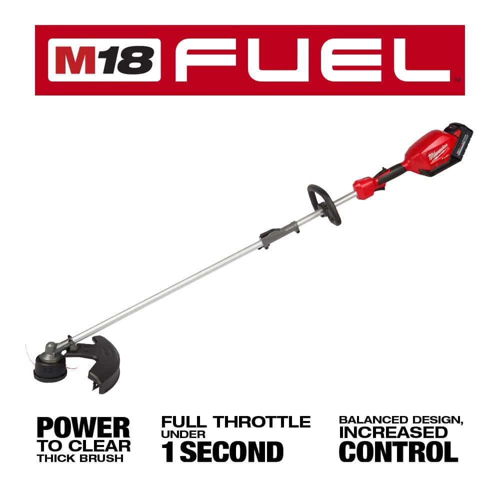New π₯° Milwaukee M18 FUEL 18-Volt Lithium-Ion Brushless Cordless QUIK-LOK String Trimmer/Blower Combo Kit w/Pole Saw Attachment (3-Tool) β€οΈ - Image 6