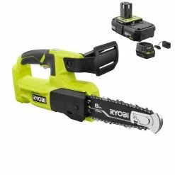 Best deal 💯 RYOBI ONE+ 18V 8 in. Cordless Battery Pruning Chainsaw with 2.0 Ah Battery and Charger 🎁