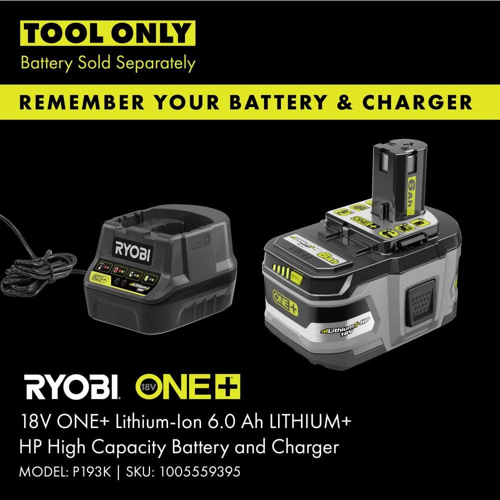 Promo π RYOBI ONE+ HP 18V Brushless 110 MPH 350 CFM Cordless Variable-Speed Jet Fan Leaf Blower (Tool Only) 𧨠- Image 12