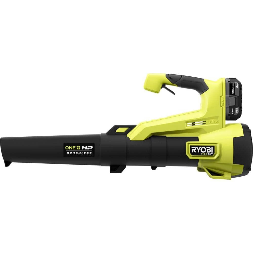 Outlet π RYOBI ONE+ HP 18V Brushless 110 MPH 350 CFM Cordless Variable-Speed Jet Fan Leaf Blower w/ 4.0 Ah Battery and Charger π€© - Image 8
