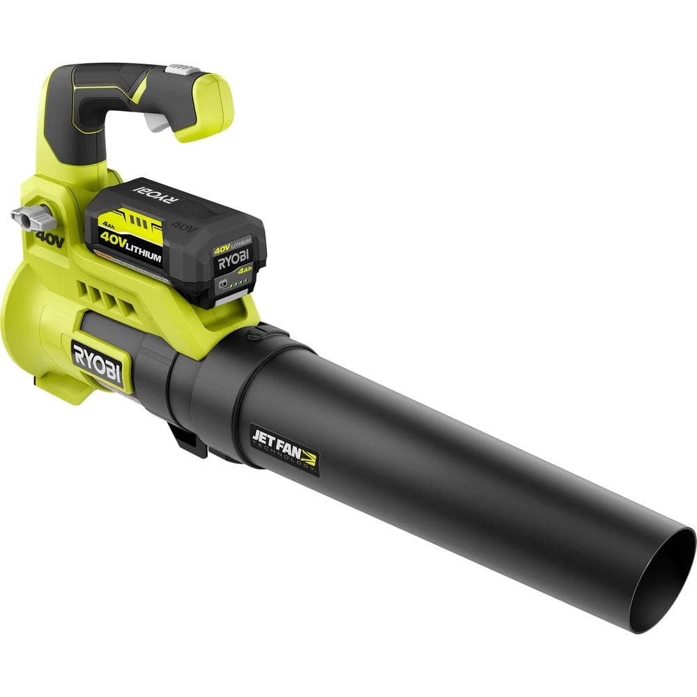 Top 10 ๐ RYOBI 40V 110 MPH 525 CFM Cordless Battery Variable-Speed Jet Fan Leaf Blower with 4.0 Ah Battery and Charger ๐ - Image 9