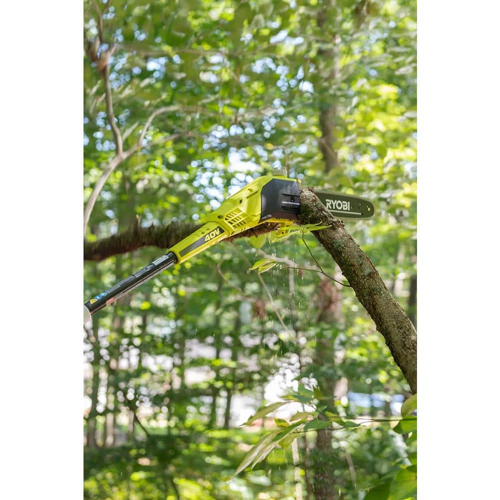 New โค๏ธ RYOBI 40V 10 in. Cordless Battery Pole Saw with 2.0 Ah Battery and Charger ๐ - Image 5