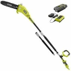 New ❤️ RYOBI 40V 10 in. Cordless Battery Pole Saw with 2.0 Ah Battery and Charger 🔔