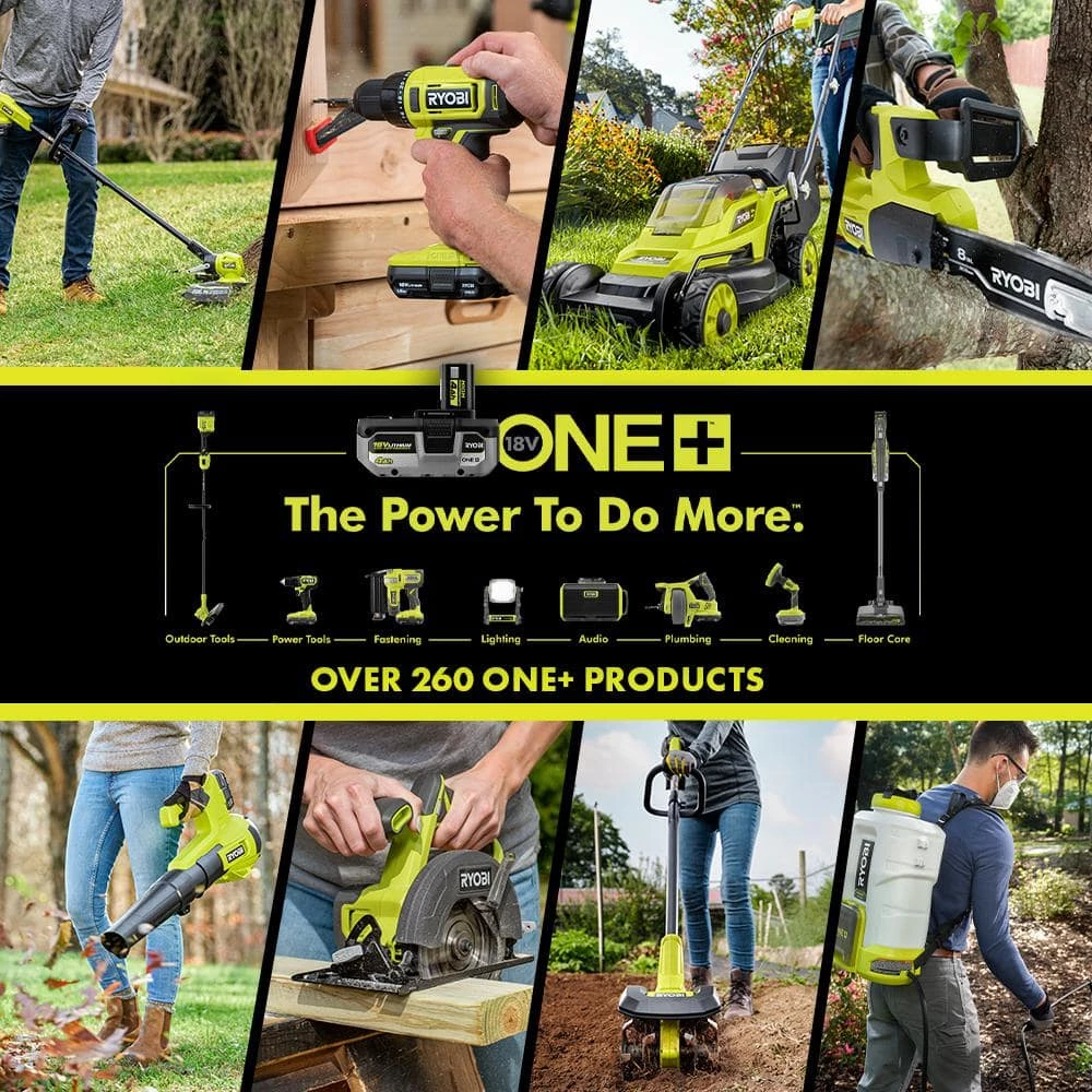 Best Sale π₯ RYOBI ONE+ 18V 10 in. Cordless Battery String Trimmer and Edger (Tool Only) π - Image 15