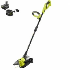 Best Pirce 🛒 RYOBI ONE+ 18V 13 in. Cordless Battery String Trimmer/Edger with 4.0 Ah Battery and Charger 🔥