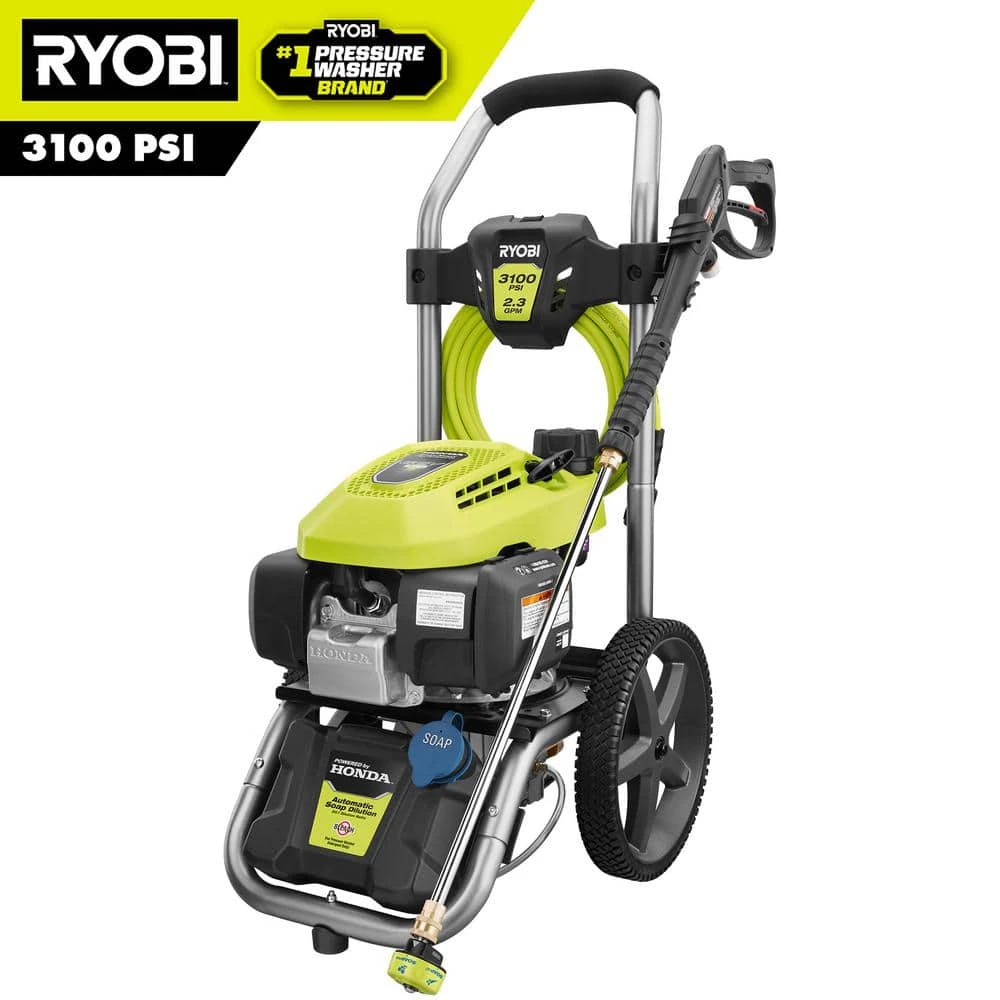 Hot Sale β RYOBI 3100 PSI 2.3 GPM Cold Water Gas Pressure Washer Honda π₯