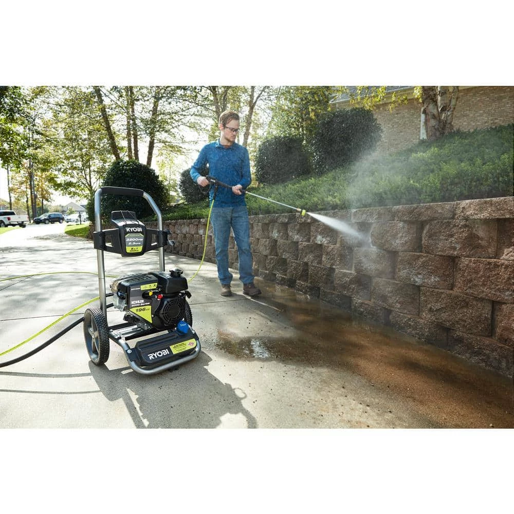 Best Pirce π RYOBI 3200 PSI 2.3 GPM Cold Water 196cc Kohler Gas Pressure Washer and 15 in. Surface Cleaner π - Image 10