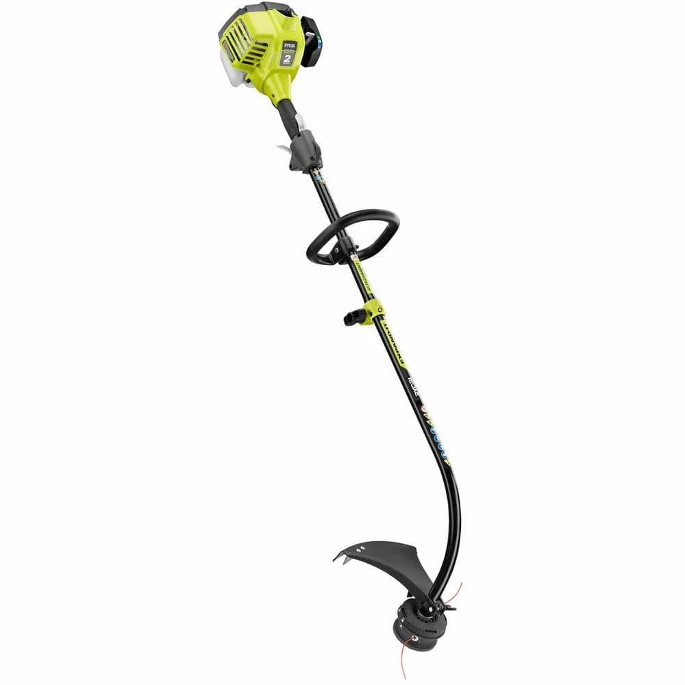 Budget β€οΈ RYOBI 25 cc 2-Stroke Attachment Capable Full Crank Curved Shaft Gas String Trimmer π - Image 5