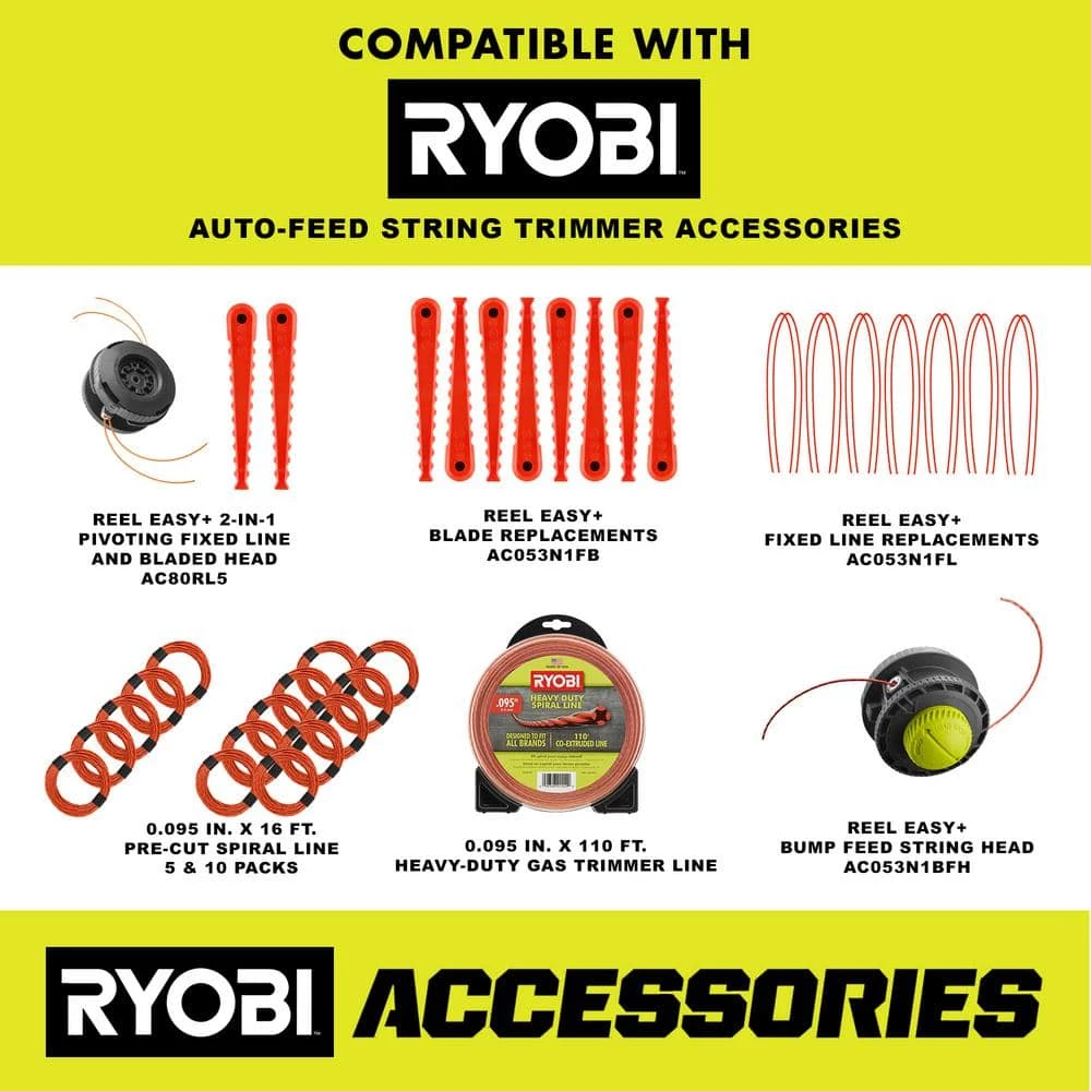 Budget β€οΈ RYOBI 25 cc 2-Stroke Attachment Capable Full Crank Curved Shaft Gas String Trimmer π - Image 11