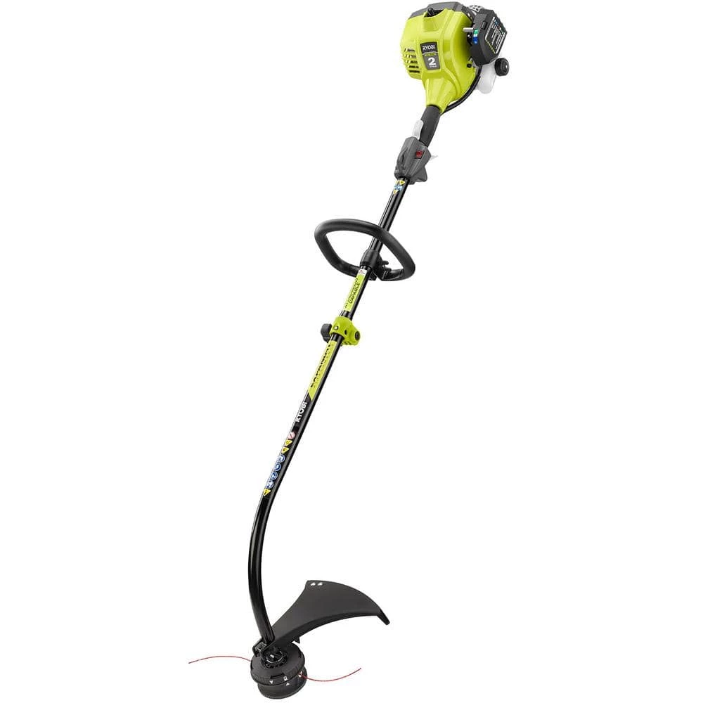 Budget β€οΈ RYOBI 25 cc 2-Stroke Attachment Capable Full Crank Curved Shaft Gas String Trimmer π