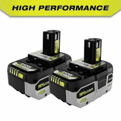 Buy 😀 RYOBI ONE+ 18V HIGH PERFORMANCE Lithium-Ion 4.0 Ah Battery (2-Pack) 😀