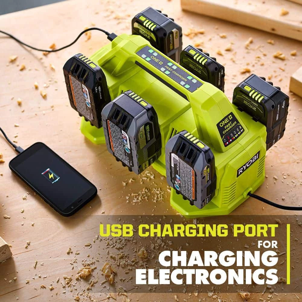 Top 10 π₯° RYOBI ONE+ 18V 6-Port Fast Charger π₯ - Image 6