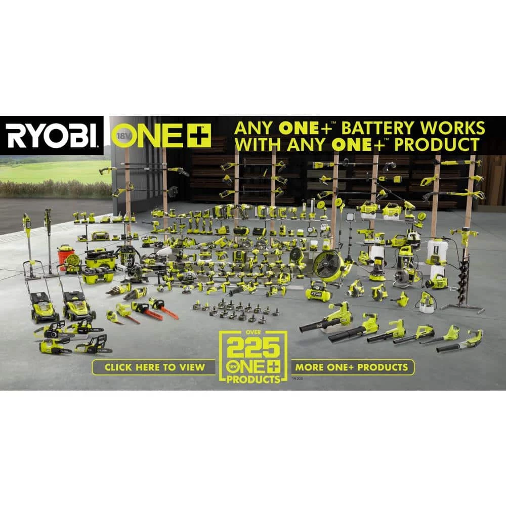 Deals π RYOBI ONE+ 18V Lithium-Ion 2.0 Ah Compact Battery and Charger Starter Kit π - Image 7