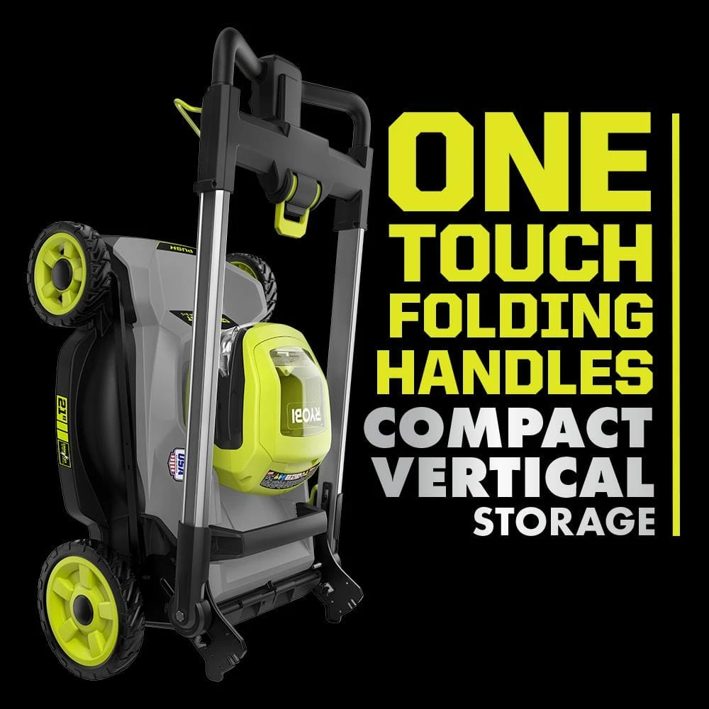 Best Sale β€οΈ RYOBI 40V HP Brushless 21 in. Battery Walk Behind Push Lawn Mower with 7.5 Ah Battery and Rapid Charger π - Image 10