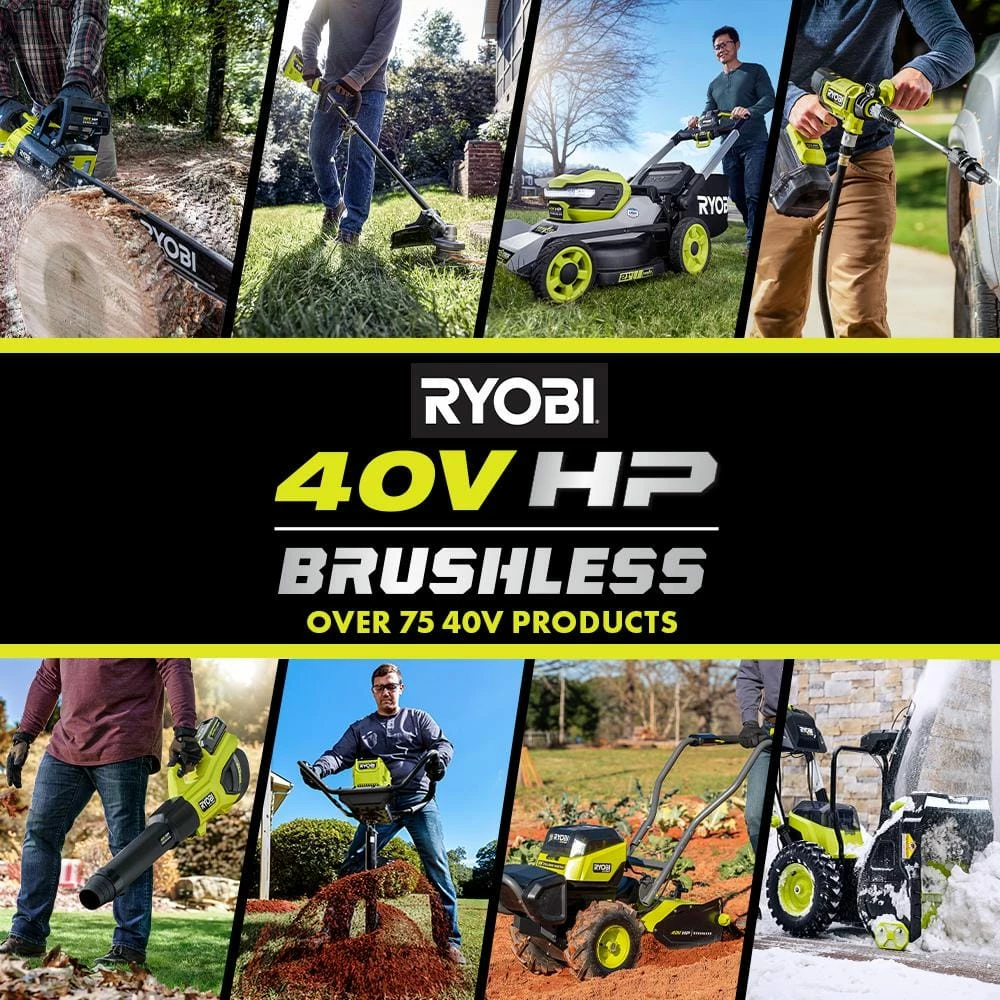 Best Sale β€οΈ RYOBI 40V HP Brushless 21 in. Battery Walk Behind Push Lawn Mower with 7.5 Ah Battery and Rapid Charger π - Image 15