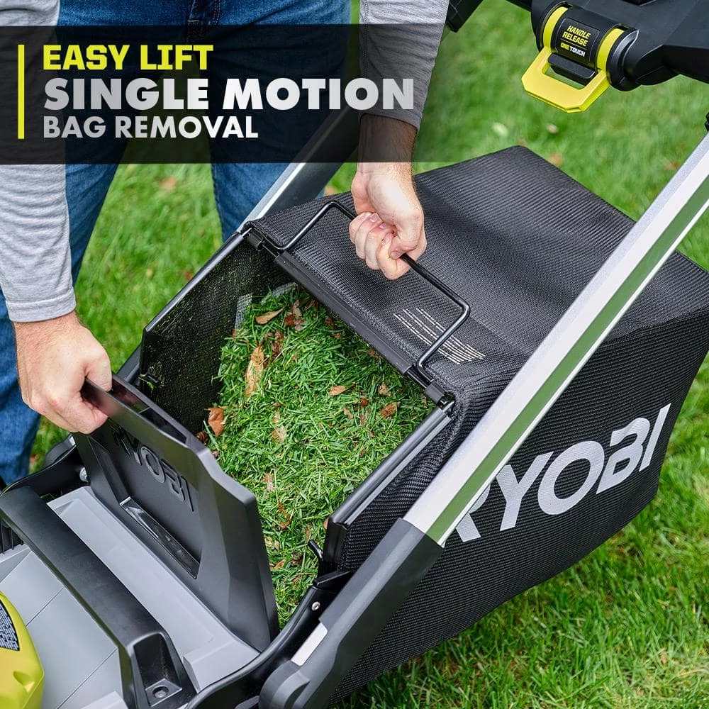 Best Sale β€οΈ RYOBI 40V HP Brushless 21 in. Battery Walk Behind Push Lawn Mower with 7.5 Ah Battery and Rapid Charger π - Image 9