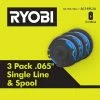 Outlet 🎉 RYOBI ONE+ 0.065 Spool (3-Pack) 🛒